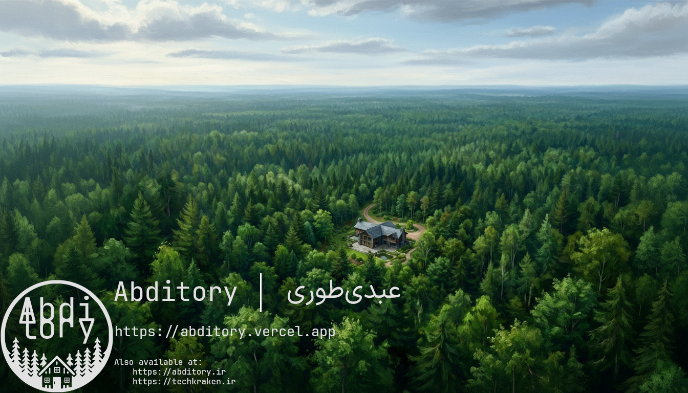 Preview of the Abditory website with a custom logo, both designed by Ali Abdi