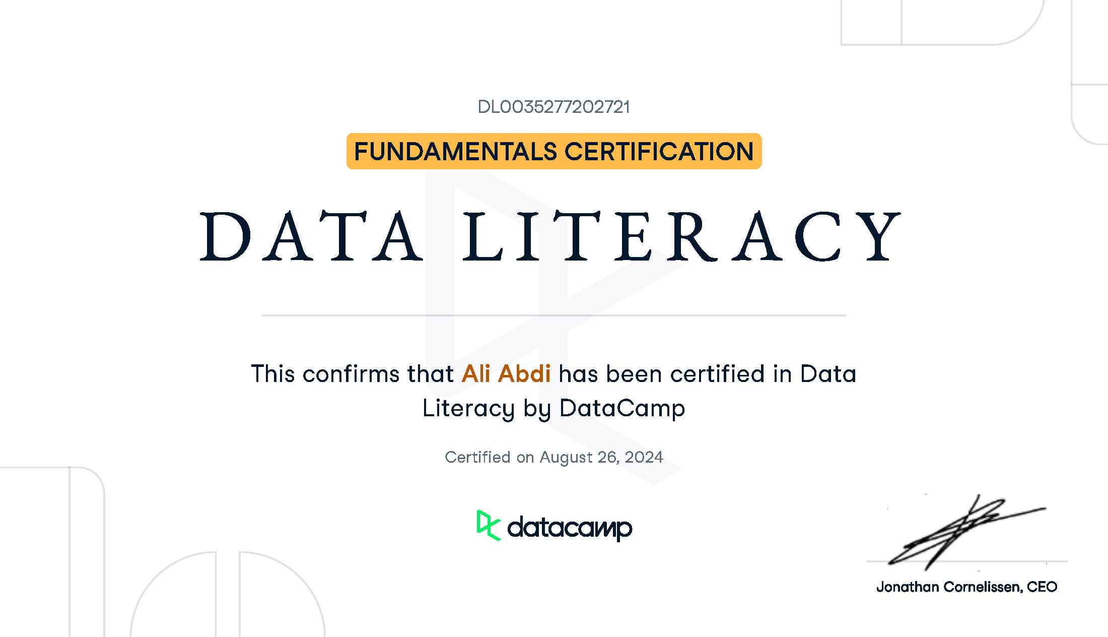 Data Literacy