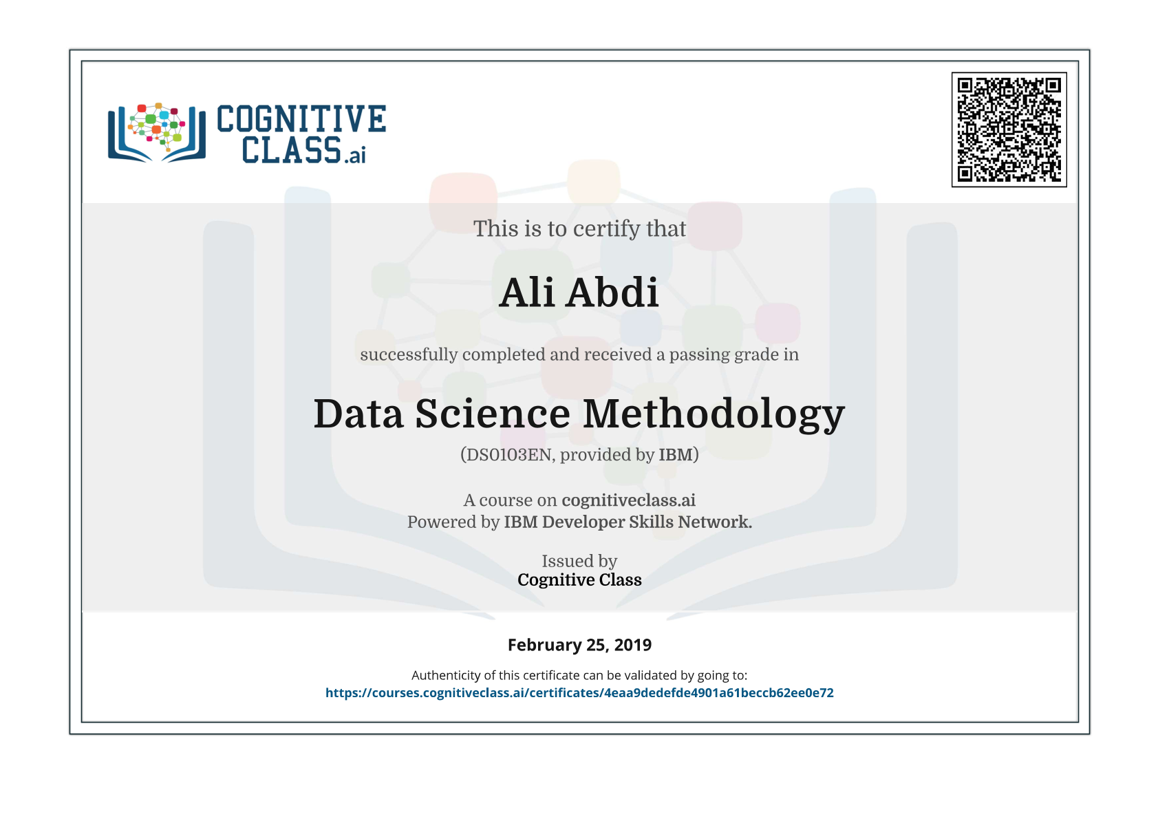 Data Science Methodology