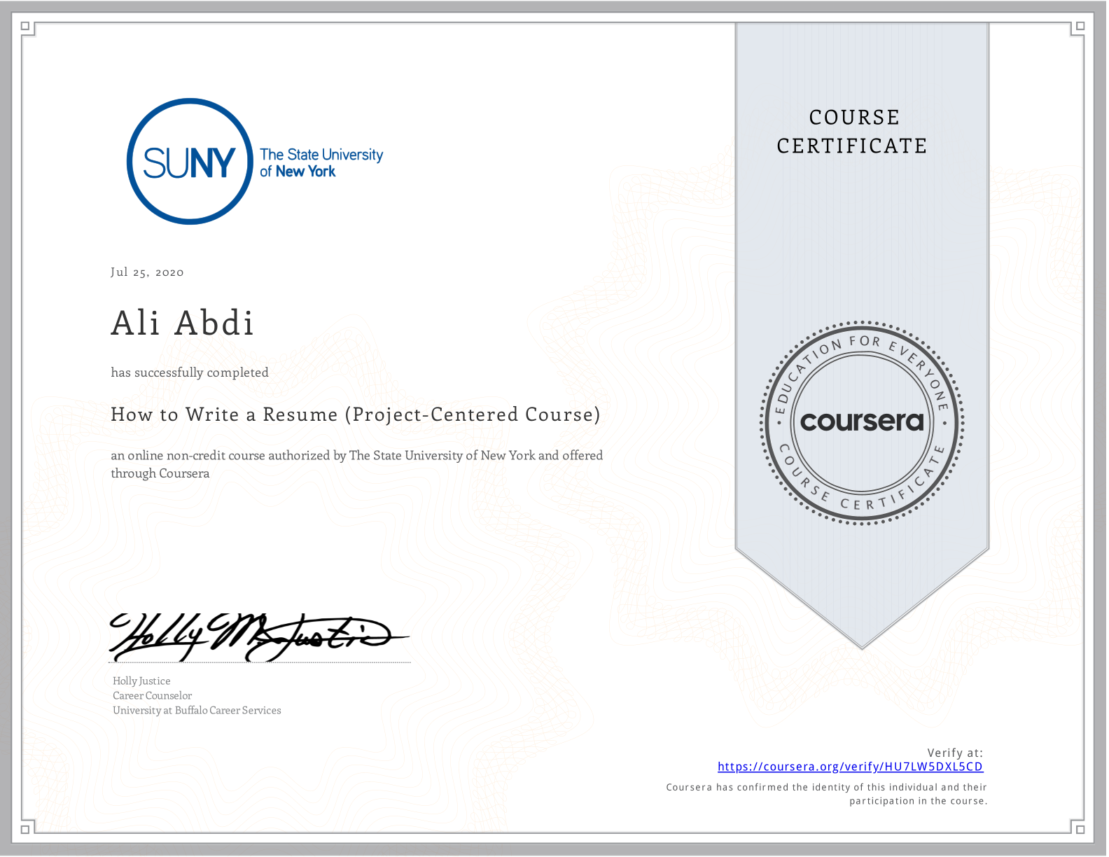 How to Write a Resume (Project-Centered Course) - State University of New York