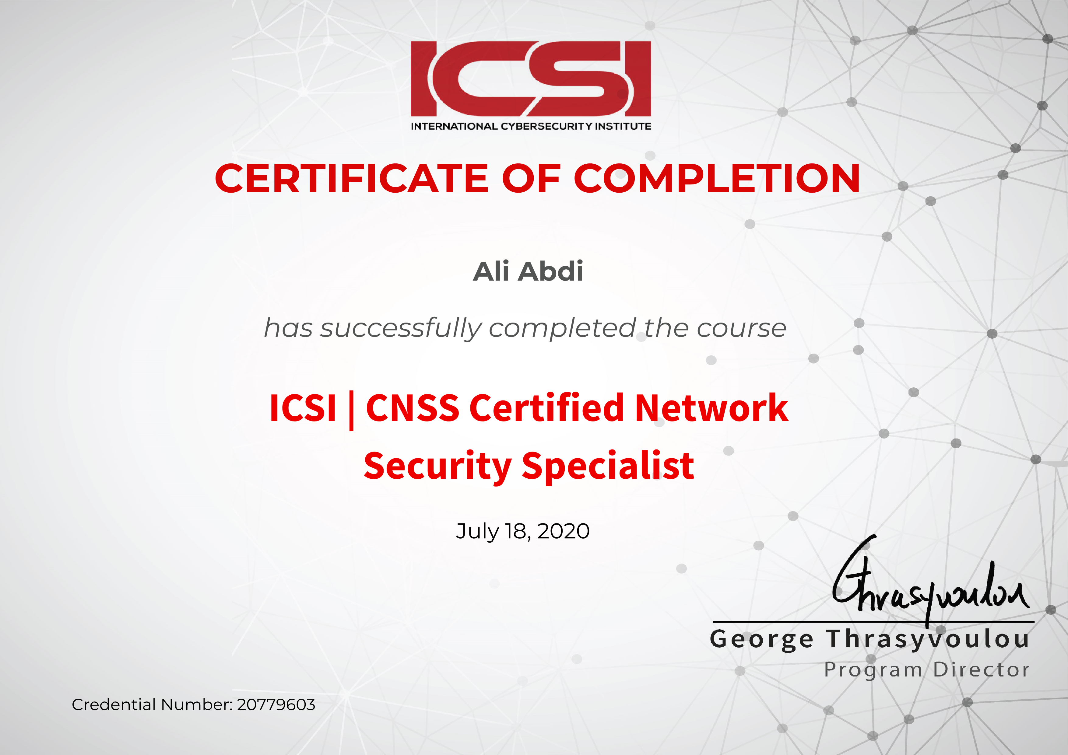 Certified Network Security Specialist